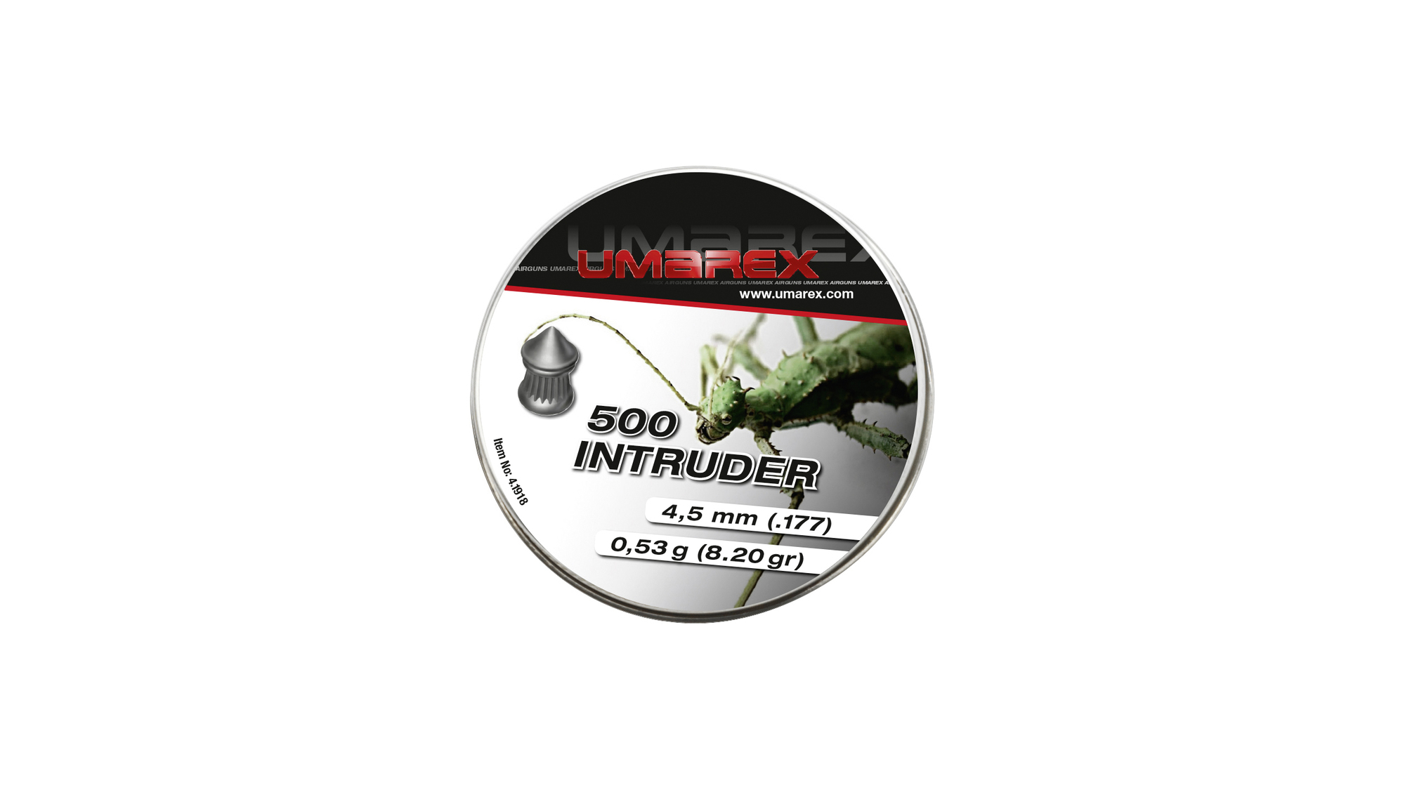 Umarex Intruder Diabolo 500 St, 4,5mm (.177), Spitzkopf